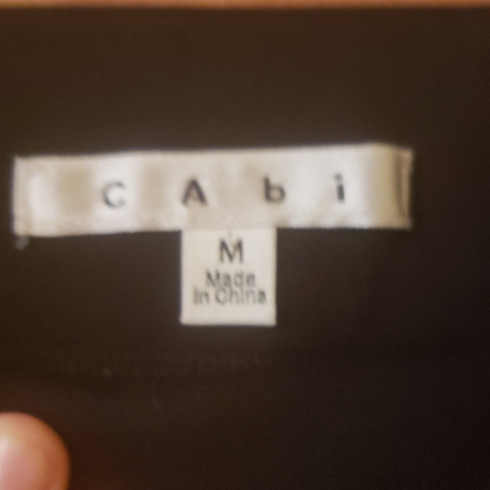 Cabi Black Leggings/Pants Zipper Detail Medium - Picture 3 of 4
